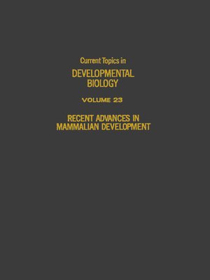 cover image of Current Topics in Developmental Biology